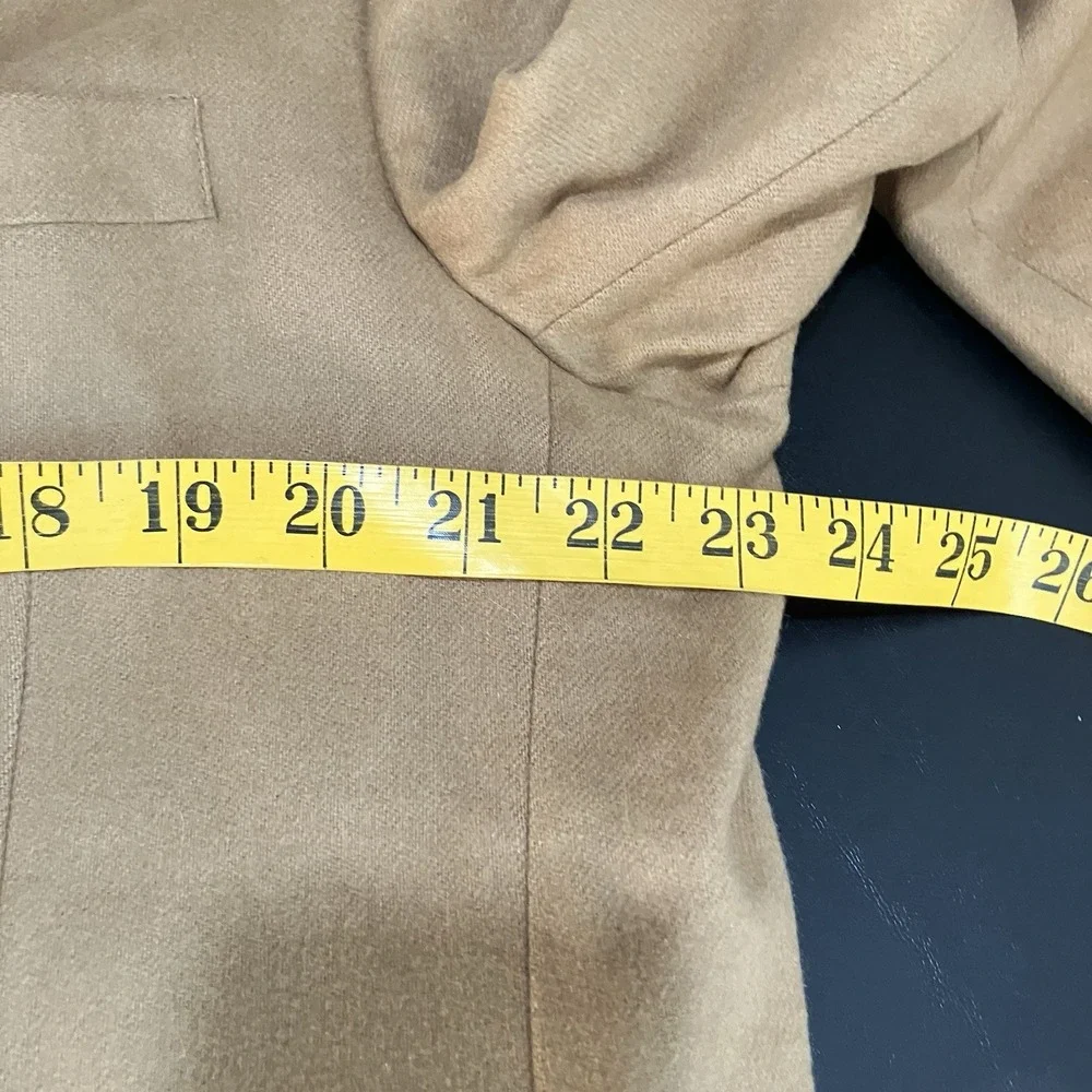 Hart Schaffner Marx Gold Trumpeter 100% Cashmere Sport Coat Blazer 44L Tan